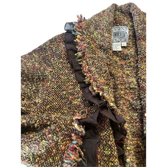 Vintage Curio cardigan sweater sz Large - Picture 4 of 4